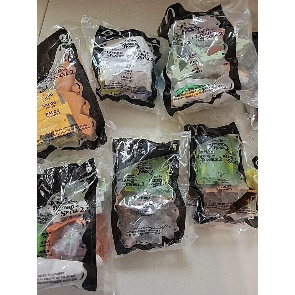 Disney‎ Jungle Book MCDONALD'S Happy Meal toys Mixed years some Vtg sealed